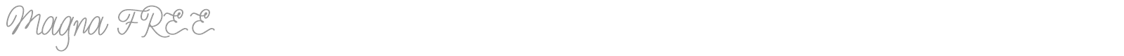 Magna font preview